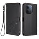 thumbnail image 1 of Xiaomi Redmi 15C 4G/5G Funda Billetera con Estampado de Gato, Negro, 1 of 6