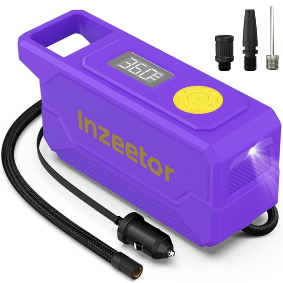 Inflador de neumáticos Inzeetor 150 PSI 12V con apagado automático y LED