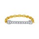 thumbnail image 1 of Pulsera de Tenis de Moissanita Bicolor de 4 Mm Color D VVS1 Pulsera de Diamantes Joyería para Hombre Pulseras de Plata Esterlina 925 para Mujer 16-20 Cm, 1 of 7