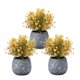 thumbnail image 1 of Set 3 Plantas Artificiales Flores Velo de Novia Decoracion amarillo, 1 of 6