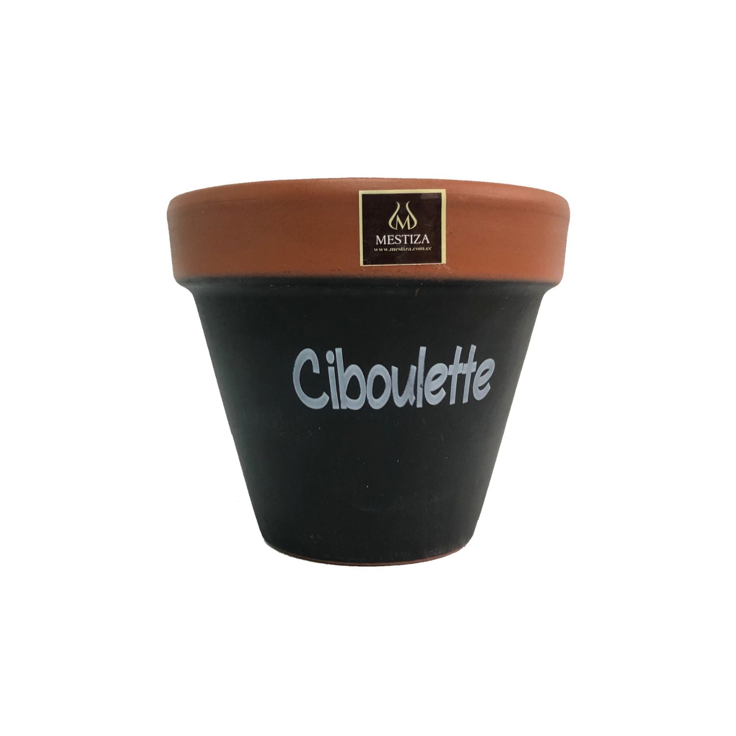 Mestiza - Maceta Kony 15Cm Pizarra Ciboulette