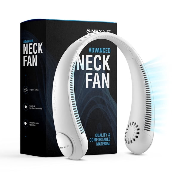 Ventilador de cuello NEXAIR portátil recargable sin aspas de 3 velocidades