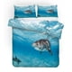 thumbnail image 2 of Set De Funda De Edredón 3 Piezas 3d Ballena Marina, 2 of 3