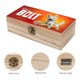 thumbnail image 3 of Caja Organizadora de Madera Rústica Bolt, 3 of 6