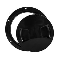 Ioensy - Escotilla Para Barcos, Anillos Tóricos De Goma, Escotilla De Cubierta Redonda Para Barcos, Instalaciones Al Aire Libre, 5 Pulgadas, Negro