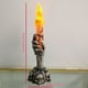 thumbnail image 3 of 2pcs Halloween Skull Candle Holder, LED Light Skeleton Ghost Hand, Flameless Candle Lamp, Party Bar Decoration, Decor With Button Battery, 3 of 4