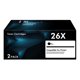 thumbnail image 1 of Cartucho de tóner WOWTONER 26X (2 unidades) para M402n M426fdw, 1 of 6