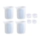 thumbnail image 4 of Tazas Medidoras De Mezcla De Silicona DIY Molde De Resina UV Herramienta De Joyería De Fundición DIY 8PCS, 4 of 5
