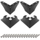 thumbnail image 1 of 4Pcs 8CM/3 pulgadas modernas de muebles de metal Patas del gabinete del sofá con tornillos de montaje - Juego de patas de reemplazo de bricolaje para muebles Patas del gabinete del pie del s, 1 of 3