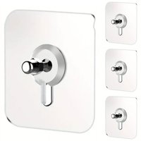 Miabu - Colgador Tornilllo Adhesivo Pared X 4