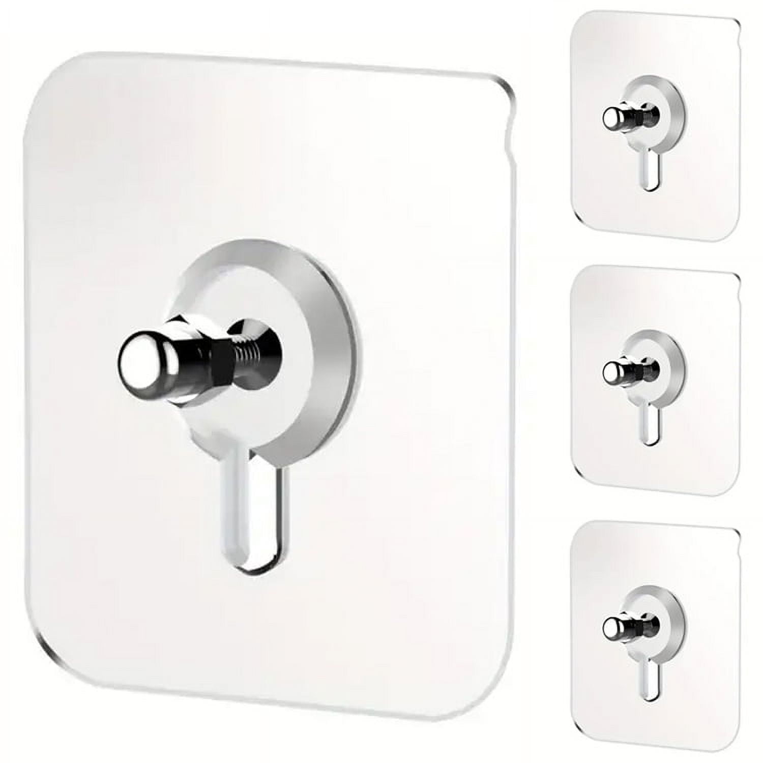 Miabu - Colgador Tornilllo Adhesivo Pared X 4