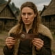 thumbnail image 5 of Tiara Vikinga Medieval Celtas En Relieve Ajustable, 5 of 7