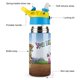 thumbnail image 3 of El Show del Oso Yogi Botella de Agua con Tapa Pop Top de Un Toque, Acero Inoxidable, a Prueba de Fugas, para Deportes, Botella Infantil azul 12 oz, 3 of 6