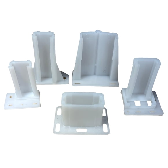 Rieles, soportes y sockets para corredera de cajón/gabinete E.H.C.