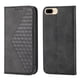 thumbnail image 1 of Funda Flip FOXDOCK para iPhone 6 , Estilo Billetera con Diseño Rombo, Correa de Mano y Soporte, Uso Diario, 1 of 5