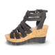 thumbnail image 4 of Zapato Taco Negro Vía Franca, 4 of 5