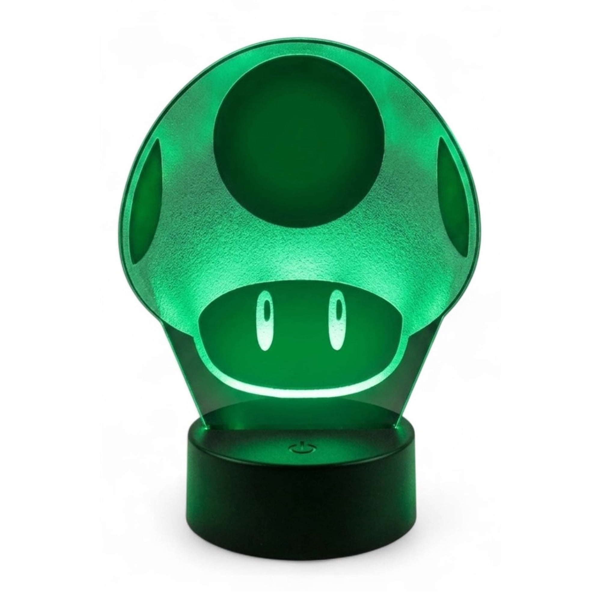 Lampara Ilusion 3d Toad (honguito) De 7 Colores, Base Touch