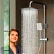 thumbnail image 5 of Ducha Columna Monomando Telefono Completo Beiti Md Plateado, 5 of 10