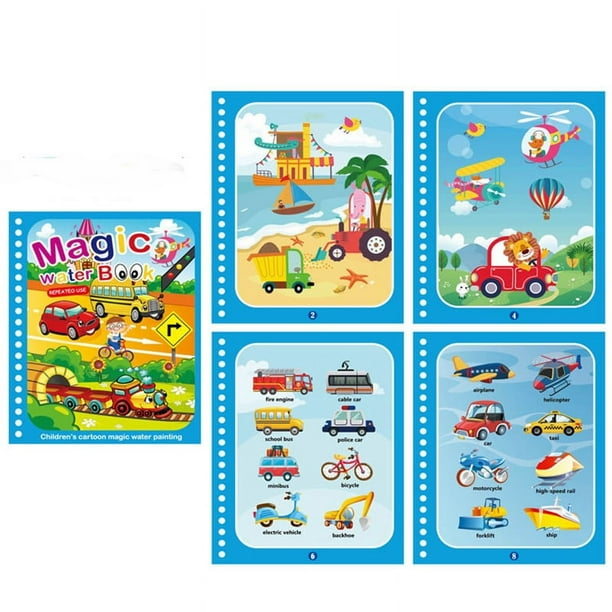 Montessori Toys, Reusable Coloring Book, Magic Water Drawing Book Painting, Drawing Toys, Sensory Early Education Toys For Kids