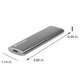 thumbnail image 2 of SSD externo Verbatim Vx500 240 GB USB 3.1 Gen 2 Grafito, 2 of 7