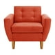 thumbnail image 1 of Sofa Bote 1c Felpa 04 Naranja, 1 of 6