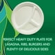 thumbnail image 4 of Platos de papel con compartimentos compostables Hefty ECOSAVE de 16 unidades, 4 of 7