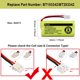 thumbnail image 3 of Batería iMAH BT183342/BT283342, 2,4 V, 400 mAh, Ni-MH, paquete de 2, 3 of 6