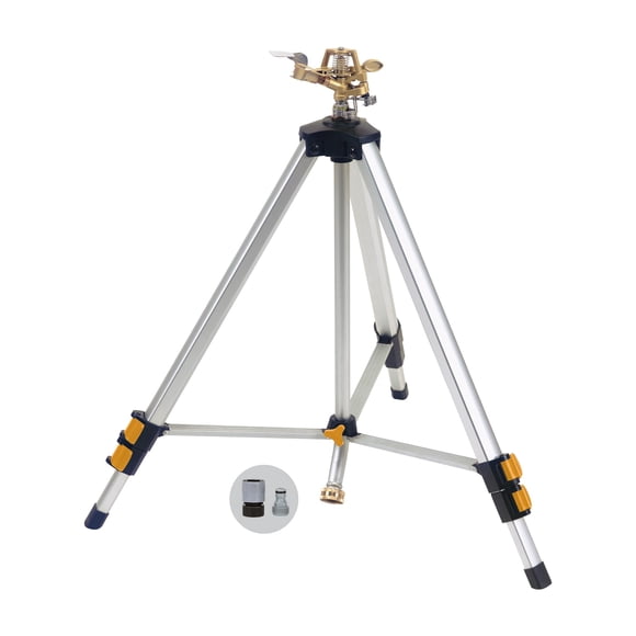 Aspersor Melnor 65162AMZ metálico pulsante con trípode