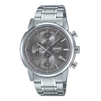 Reloj Casio Standard Analog Chronograph Stainless Steel Grey Dial Quartz Mtp-E510D-8Av Men'S Watch