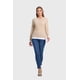 thumbnail image 4 of Polera Mujer Aplicación Doble Basta Beige, 4 of 4