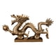 thumbnail image 1 of Figura De Dragón Artesanal, Escultura De Dragón De Resina Para Estantería, Chimenea De Oficina, 15x3,5x9cm, Bronce, 1 of 5