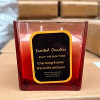 Wakeshome - Velas Románticas De Aromaterapia En Forma De Copa De Vidrio