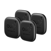 Rastreador Bluetooth Eufy Security Smarttrack Link, Paquete De 4, Negro