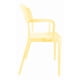 thumbnail image 4 of Silla Plástica Con Apoya Brazos Minimal Vainilla Dvp, 4 of 5