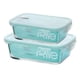 thumbnail image 1 of Pack 2 Taper Vidrio Templado Hermético Allegra 1000mL 1500mL, 1 of 3