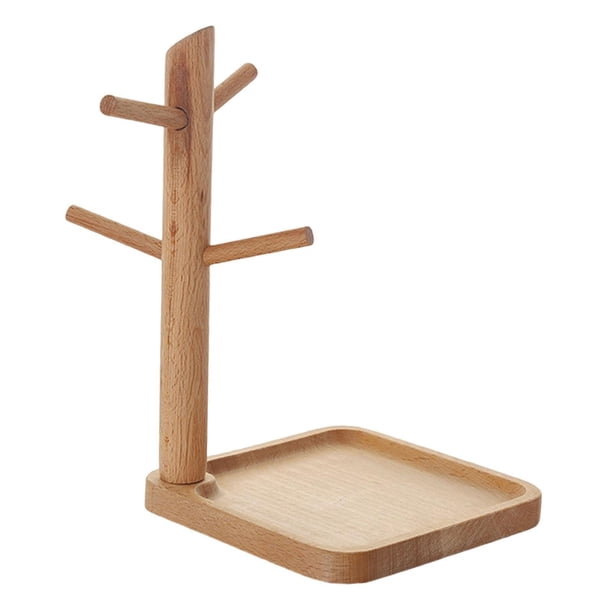 Decoración Del Hogar de La Casa Del Organizador de Platos de Ballebalance de Madera, Corazón, Joyería de Exhibición de Exhibición con Caparazón para D Pequeño