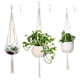 thumbnail image 1 of Macetero Colgante Para Plantas De Macramé Para Interiores Paquete De 3, 1 of 7