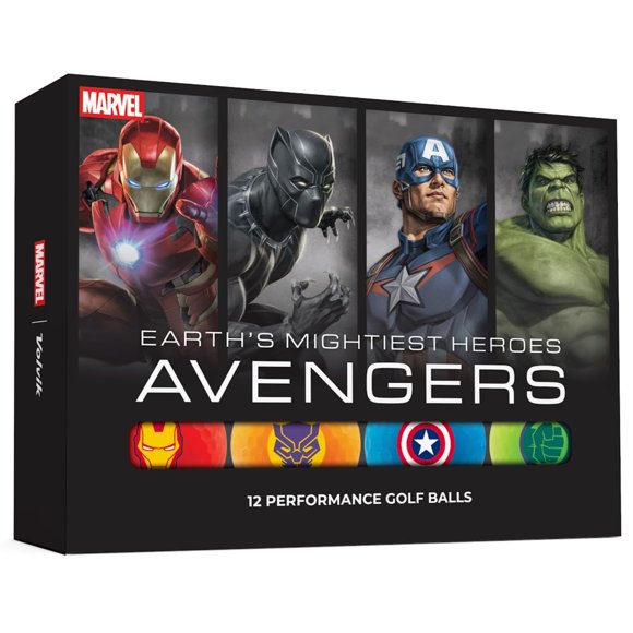 Bolas de Golf Volvik Marvel Avengers Vimat - 1 Docena