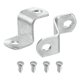 thumbnail image 1 of Uxcell 10 piezas de clips de lienzo desfasados de 1/2", clip de espejo para enmarcar cuadros con 2 agujeros, plateado, 1 of 5