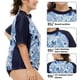 thumbnail image 3 of Camiseta de baño Rash Guard de talla grande para mujer, manga corta, para entrenamiento, 3 of 7