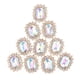 thumbnail image 3 of 10 Botones De Diamantes De Imitación Para Manualidades, Decoración Para Ropa, Broche, Boda, Color Rosa, 3 of 5