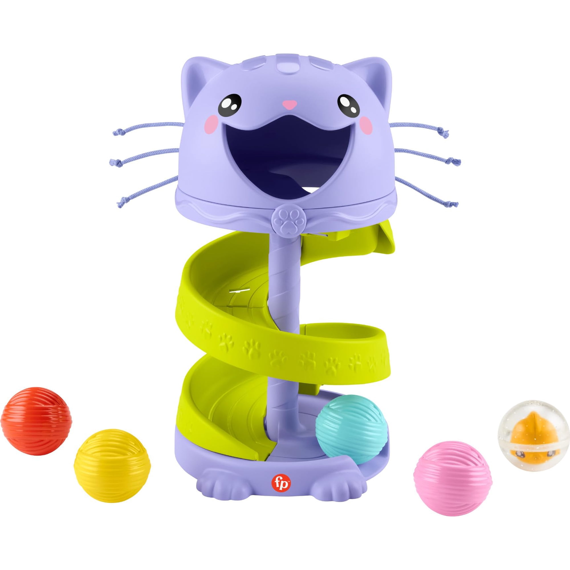 Fisher-price - Fisher Price Gatito Pelotitas Rodantes