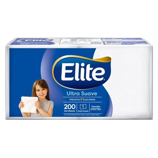 Servilletas Mesa 33x33 Cm 200 Un Elite