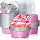 thumbnail image 1 of Molde de aluminio para pasteles, forma de corazón, para cupcakes, con tapa, 100 ml (3,4 onzas), desechable, para San Valentín, Día de la Madre, bodas, Navidad y cumpleaños., 1 of 7