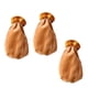 thumbnail image 4 of 3pieces pleuche piano sustain pedal cover foot sleeve protector pad camel, 4 of 5