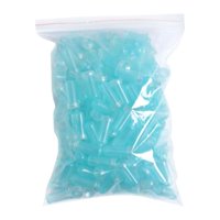 Magideal - Tubos Florales Para Flores, Tapas De Goma Pequeñas Para Rosas, Tubo Transparente De Un Solo Para Decoración Floral, Tubos Florales Para Pasteles 4 Cm 200 Piezas