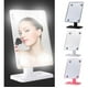 thumbnail image 1 of Espejo 4 Bombillas Luz Led Tactil Maquillaje Giratorio Usb, 1 of 2
