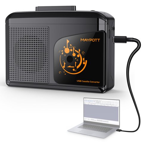 Convertidor Portátil De Casete A Digital Maypott