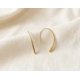 thumbnail image 3 of Aro Carré Mujer Enchapado En Oro 18k multicolor Talla única, 3 of 3
