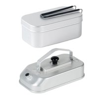 Magideal - Tetera De Agua Para Acampar, Tetera De Aleación De Aluminio, Utensilios De Cocina De Calentamiento Rápido, Tetera De 0,2 L Para Viaje, Picnic, Cocina, Hervidor Y Lonchera